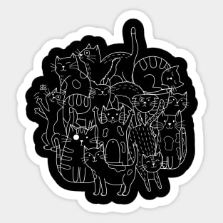 cats cats cats Sticker